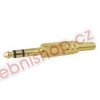 Konektor Jack 6.3 stereo kov zlat�